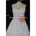 A-line Cap Sleeve Beading Suzhou Perfect Cinderella Wedding Dress Made In China